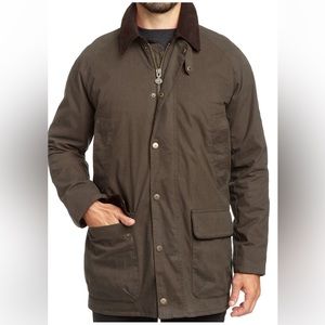 Rainforest men’s NWT coated cotton all weather explorer jacket